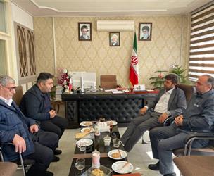 دیدار رئیس هیئت مدیره و مدیرعامل مجتمع فولاد ظفر بناب با فرماندار شهرستان بناب